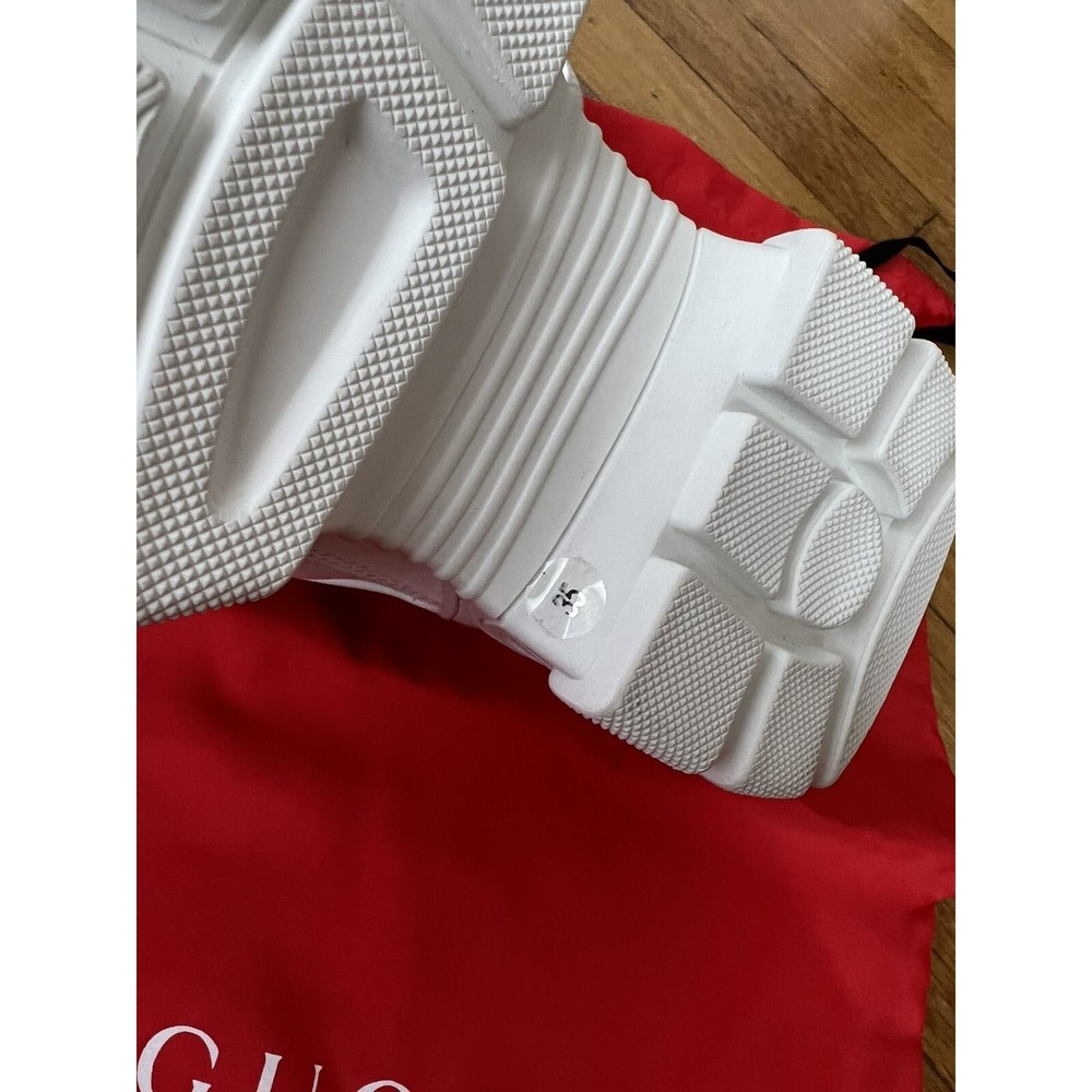 Gucci White Flash trek white women Sneakers Size 35 - Picture 6 of 13